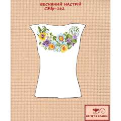Сорочка жіноча без рукавів СЖбр - 162