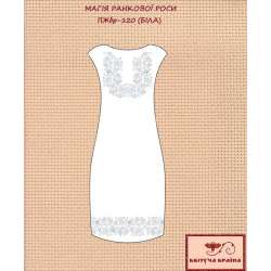 Плаття жіноче без рукавів ПЖбр - 120 біла
