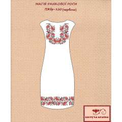 Плаття жіноче без рукавів ПЖбр - 120 червона