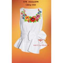 Сорочка жіноча без рукавів СЖбр - 250