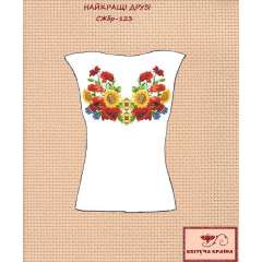 Сорочка жіноча без рукавів СЖбр - 123